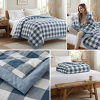 ✨ Check Mate AC Comforter – Ultra Soft King Size Comfort ✨