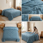 ✨ Check Mate AC Comforter – Ultra Soft King Size Comfort ✨