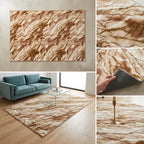 Marble Design Soft Carpet 6 x 4 Feet