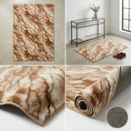 Marble Design Soft Carpet 6 x 4 Feet