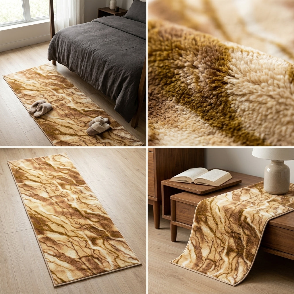 Ultra Soft Bedroom Runner Mat (55 x 22 Inches)