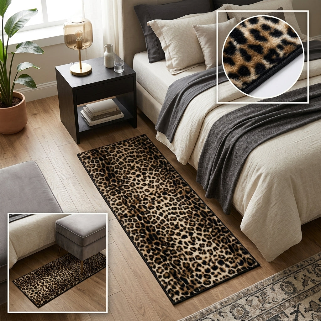 Ultra Soft Bedroom Runner Mat (55 x 22 Inches)