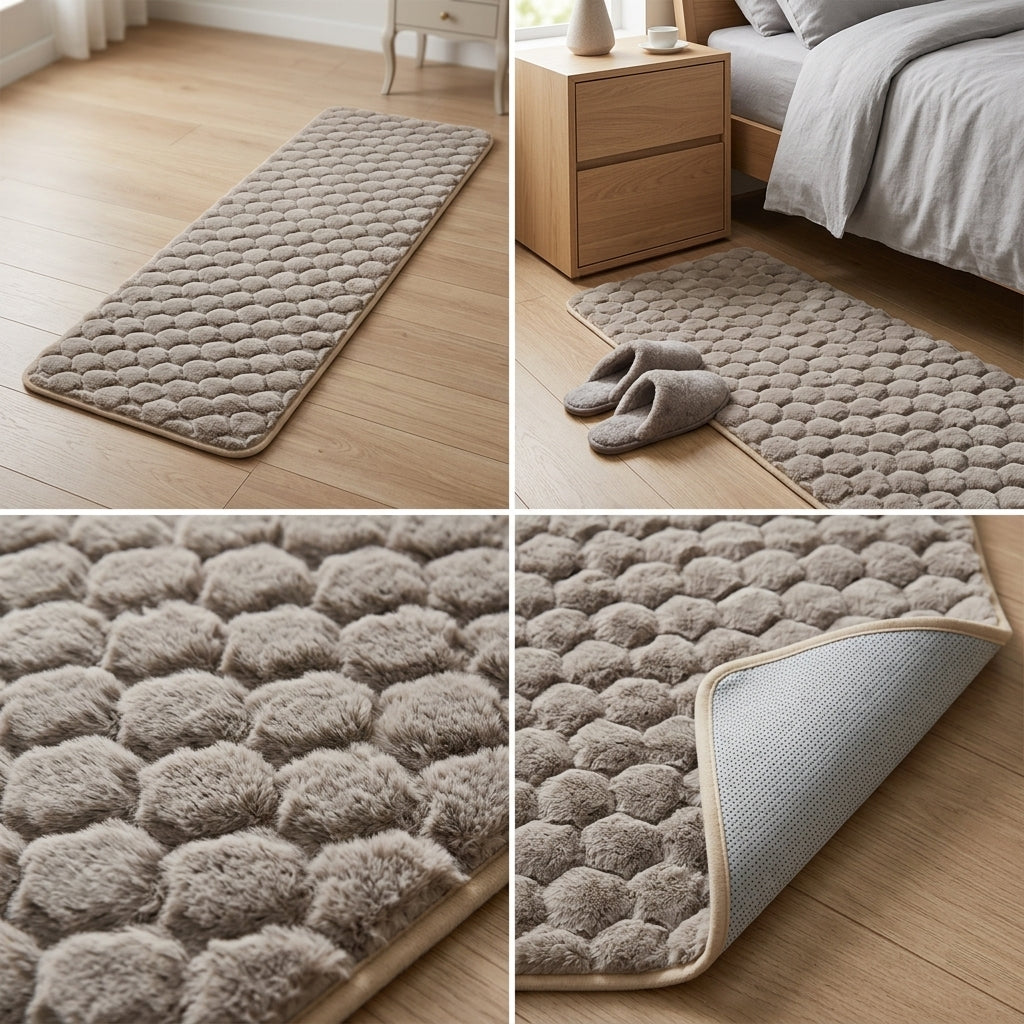 Ultra Soft Bedroom Runner Mat (55 x 22 Inches)