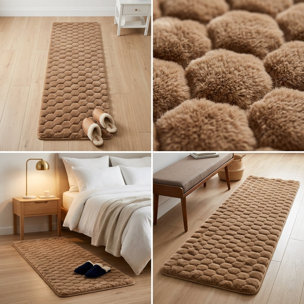 Ultra Soft Bedroom Runner Mat (55 x 22 Inches)