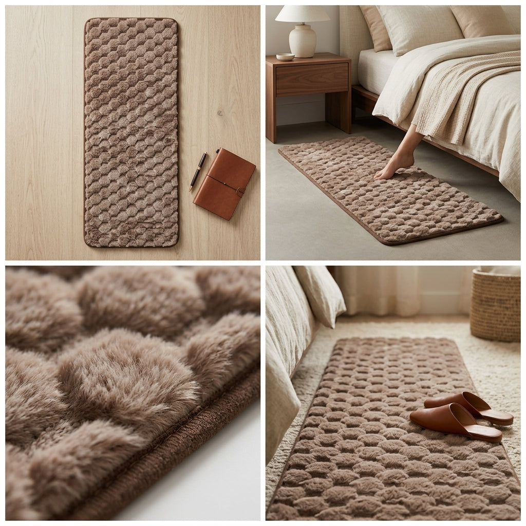 Ultra Soft Bedroom Runner Mat (55 x 22 Inches)