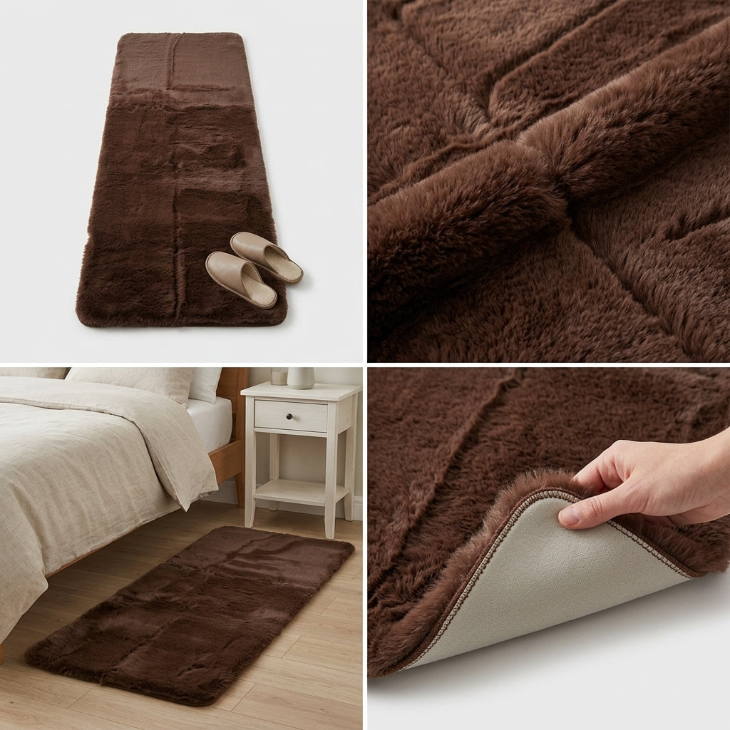 Ultra Soft Bedroom Runner Mat (55 x 22 Inches)