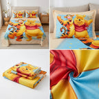 Kids Digital Printed Bedsheet Set – King Size (108 x 108 Inches)