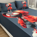 Kids Digital Printed Bedsheet Set – King Size (108 x 108 Inches)