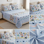 Kids Digital Printed Bedsheet Set – King Size (108 x 108 Inches)