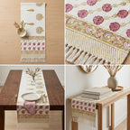Jute Table Runner with Tassels – 16 × 72 Inches