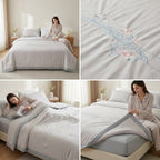 Jasmine Embroidery Reversible AC Comforter – Double Bed