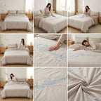 Jasmine Embroidery Reversible AC Comforter – Double Bed
