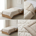 Reversible Comforter – Set Of 2 Single Bed Size (160 × 220 cm) 🌿