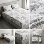 Classical Design Elastic/Fitted Bedsheets Pure Mulmul Cotton 108 BY 108 Inch Product Code :- 55B135RKEH