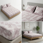 Classical Design Elastic/Fitted Bedsheets Pure Mulmul Cotton 108 BY 108 Inch Product Code :- 55B135RKEH