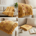 ✨ Khadi Sofa Throw – Handcrafted Elegance for Your Living Space ✨