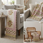 ✨ Khadi Sofa Throw – Handcrafted Elegance for Your Living Space ✨