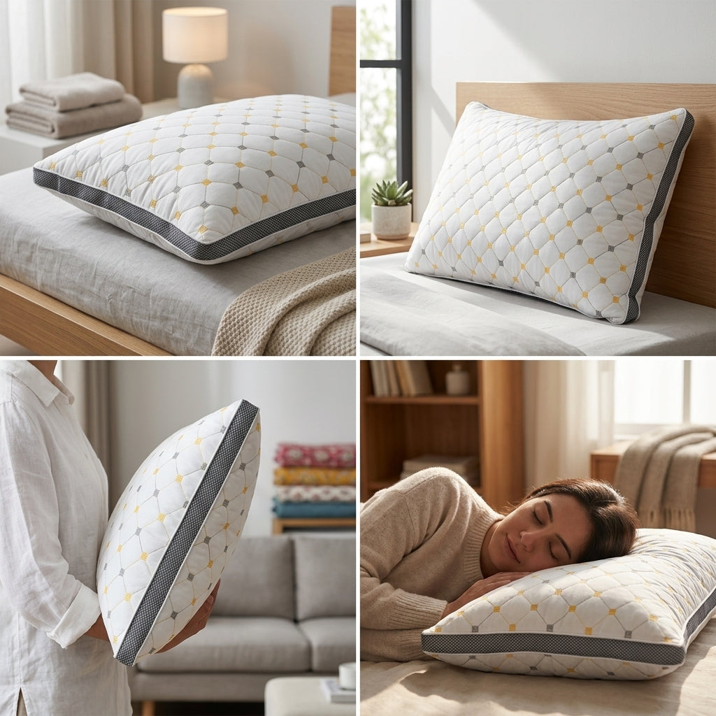 ✨ Soybean Fiber Pillow – Ultra Soft Luxury Comfort ✨