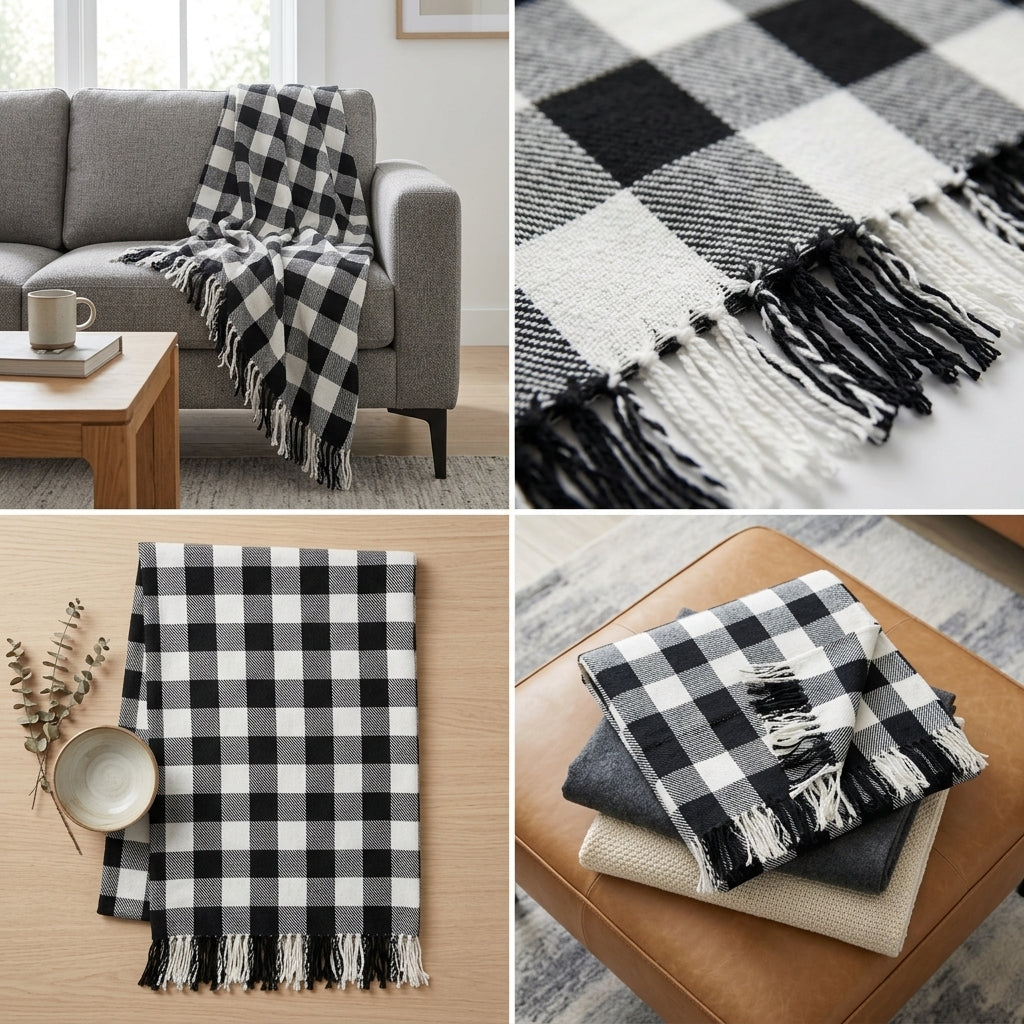 Woven Sofa Throw Blanket