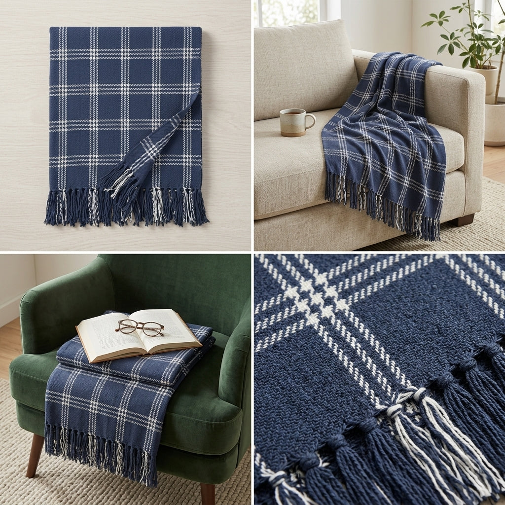 Woven Sofa Throw Blanket