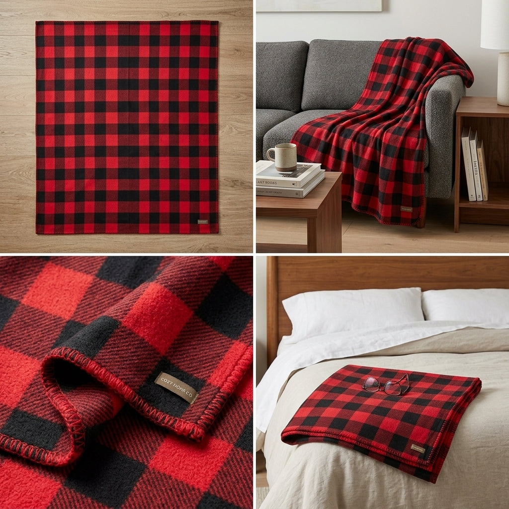 Woven Sofa Throw Blanket