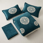 Luxury 4 Pcs Premium Rib Cotton Comforter Set