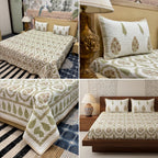 Quilted Reversible Bedcover – Pure Mulmul Cotton
