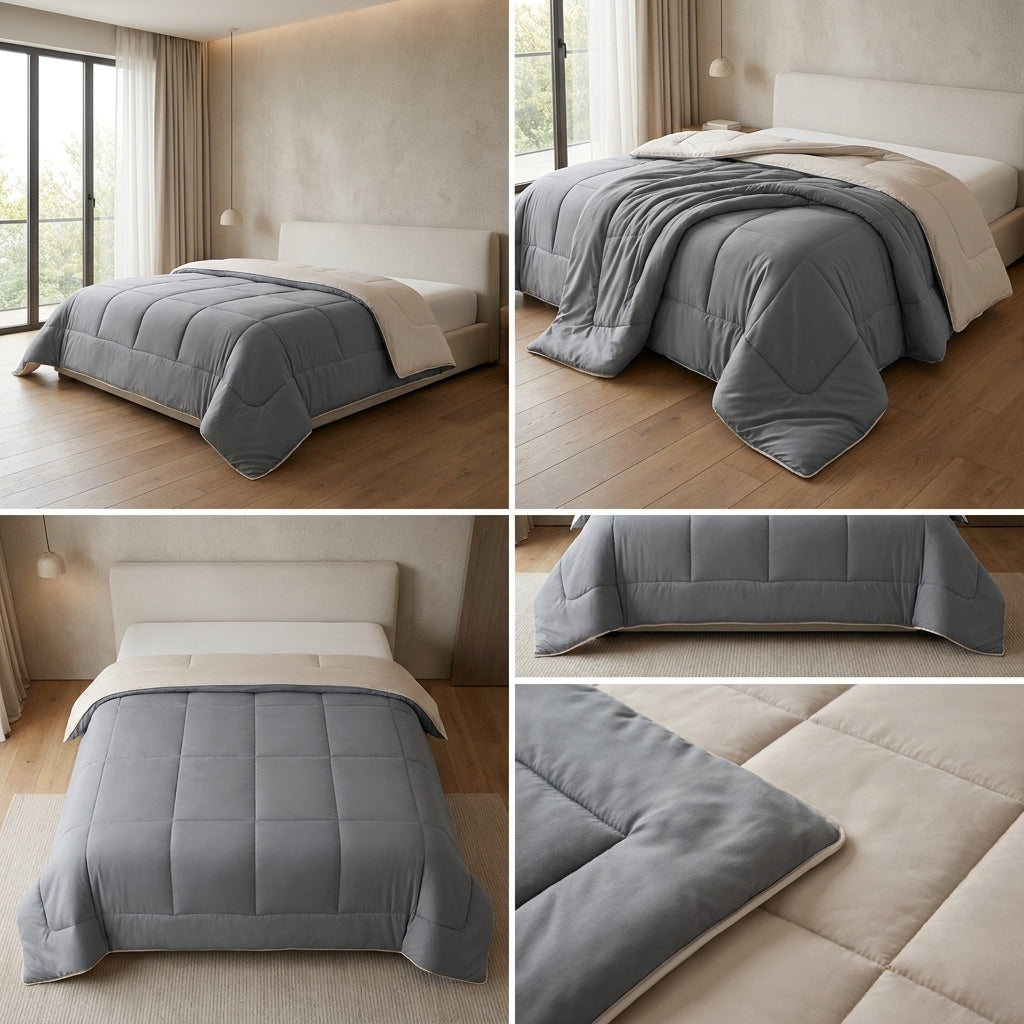 Organic Reversible Comforter – Conjugate Fiber & Yarn cotton
