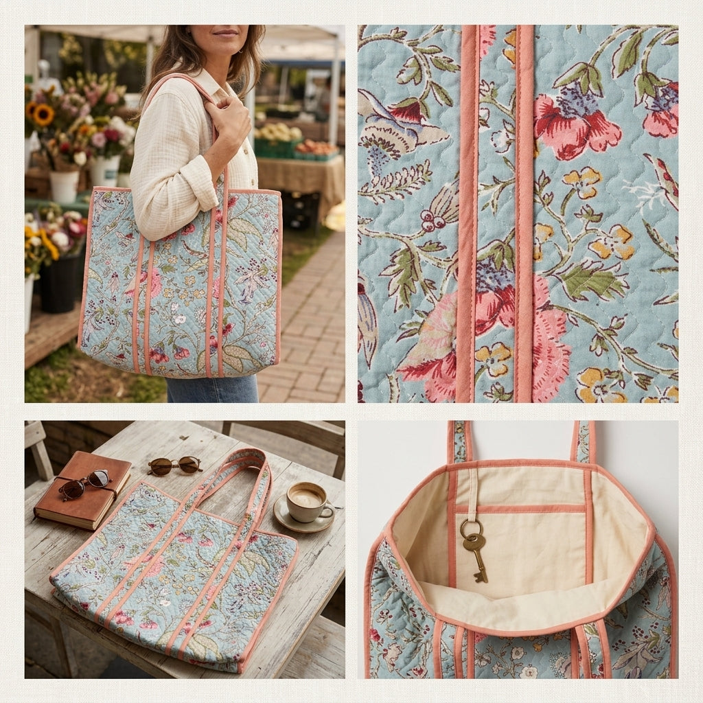 Cotton Tote Bag – Stylish, Spacious &amp; Everyday Ready