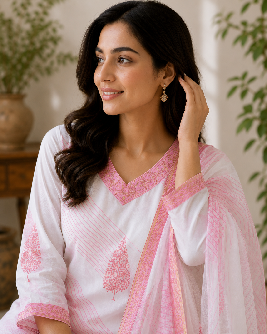 Roohi 3-Piece Stitched Suit 🌸