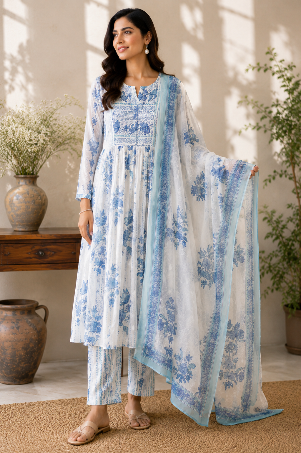 Aasma 3-Piece Stitched Suit 💙