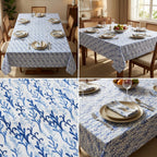 Cotton Dining Table Cover – 6 Seater