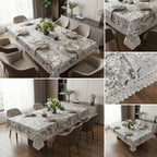 Lace Dining Table Cover – 6 Seater