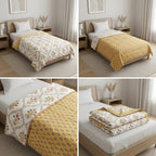 Pure Muslin Single Bed Dohar – Pack of 2