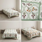 Pure Muslin Single Bed Dohar – Pack of 2