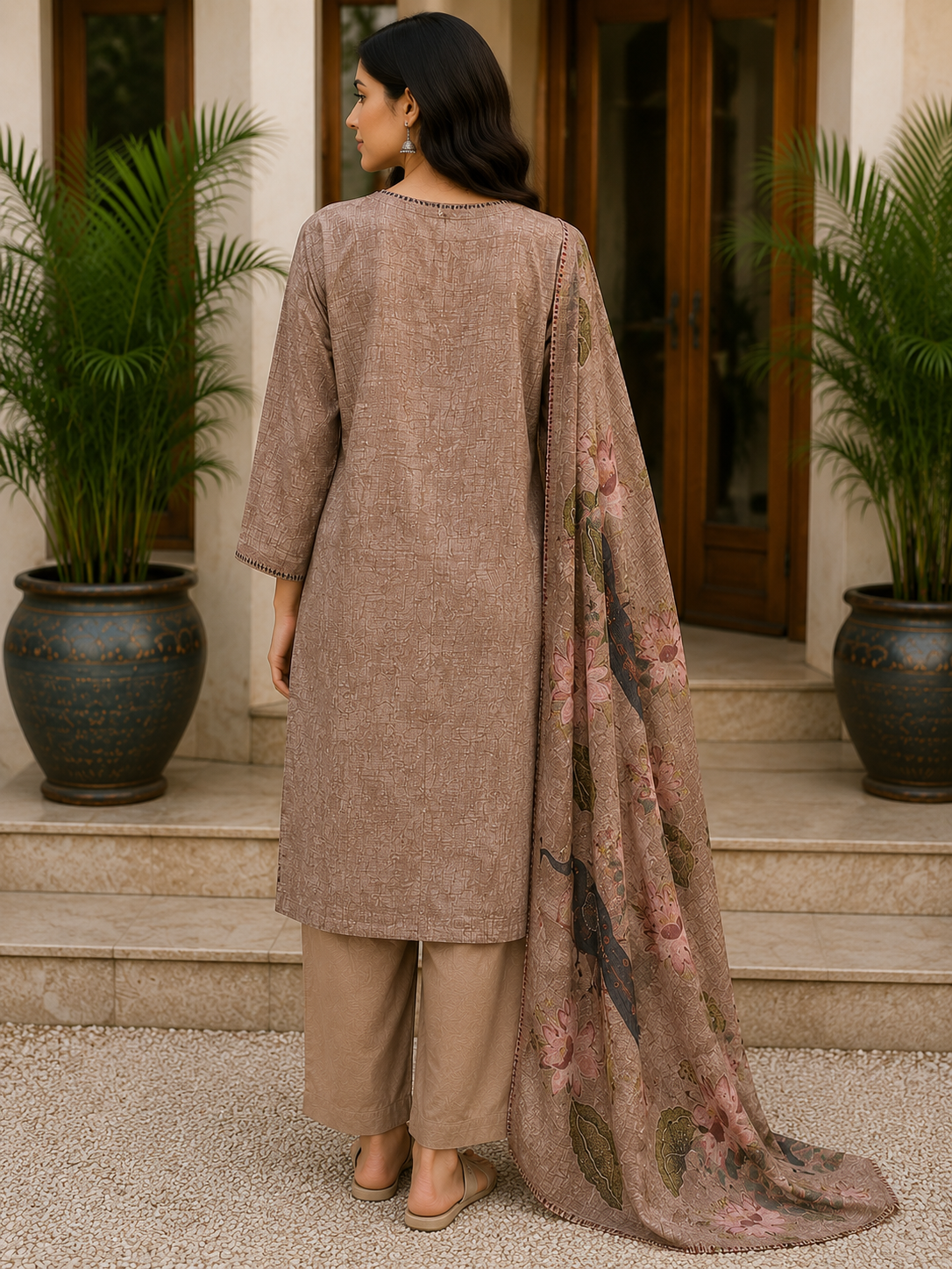 Mahira 3-Piece Stitched Suit 👗