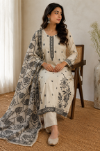 Safa 3-Piece Stitched Suit 👗