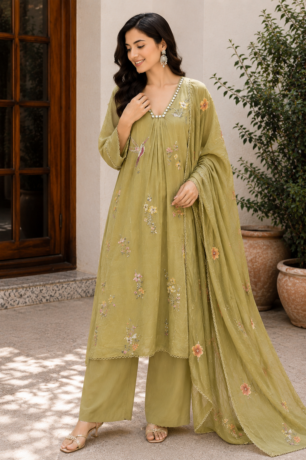 Eira 3-Piece Stitched Suit 💐
