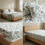 Fitted Bedsheets Pure Cotton 108 BY 108 Inch