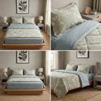 Premium English Garden Print King Size Comforter Set | 4 Pieces