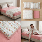 ✨ Lace 4 Piece Comforter Set – Elegant Comfort for Everyday Luxury ✨