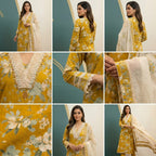 Floral Unstitched Suit Set  🌼