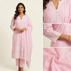 Nargis Pink Cotton Suit ✨