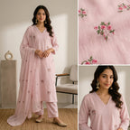 Gulabi 3-Piece Stitched Suit 🌸