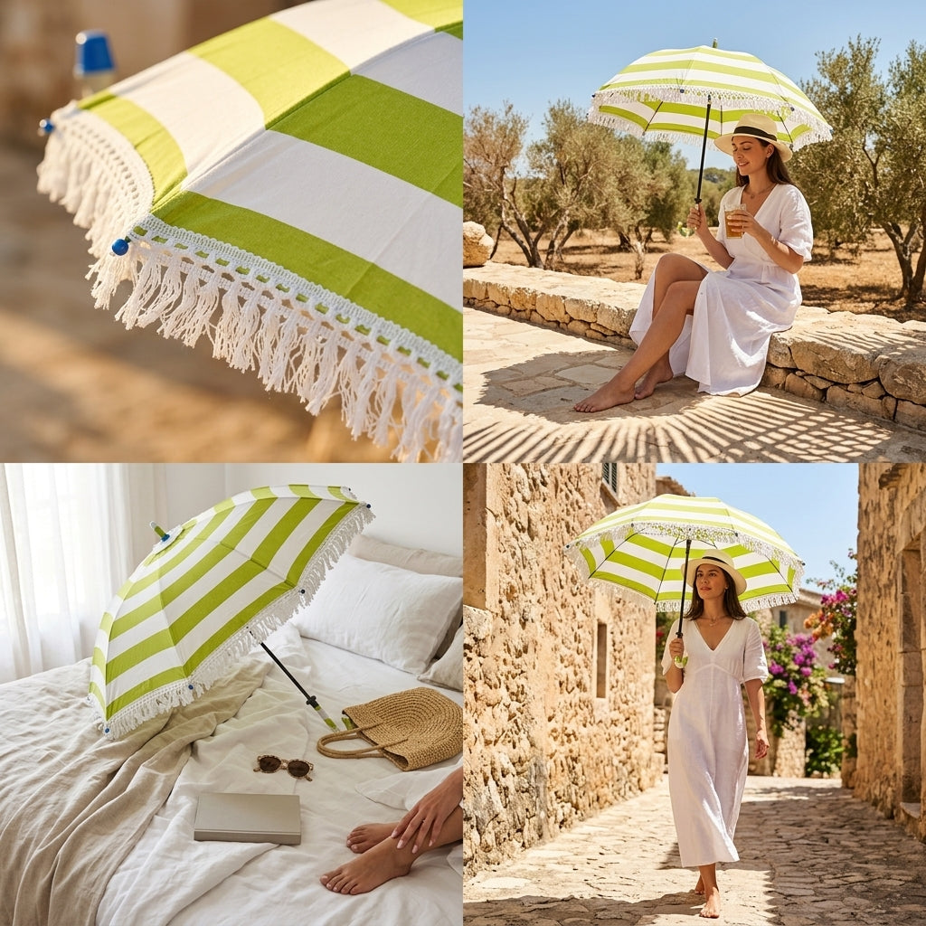 SunShield Heritage Cotton Umbrella