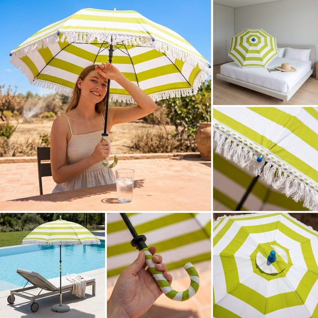 SunShield Heritage Cotton Umbrella