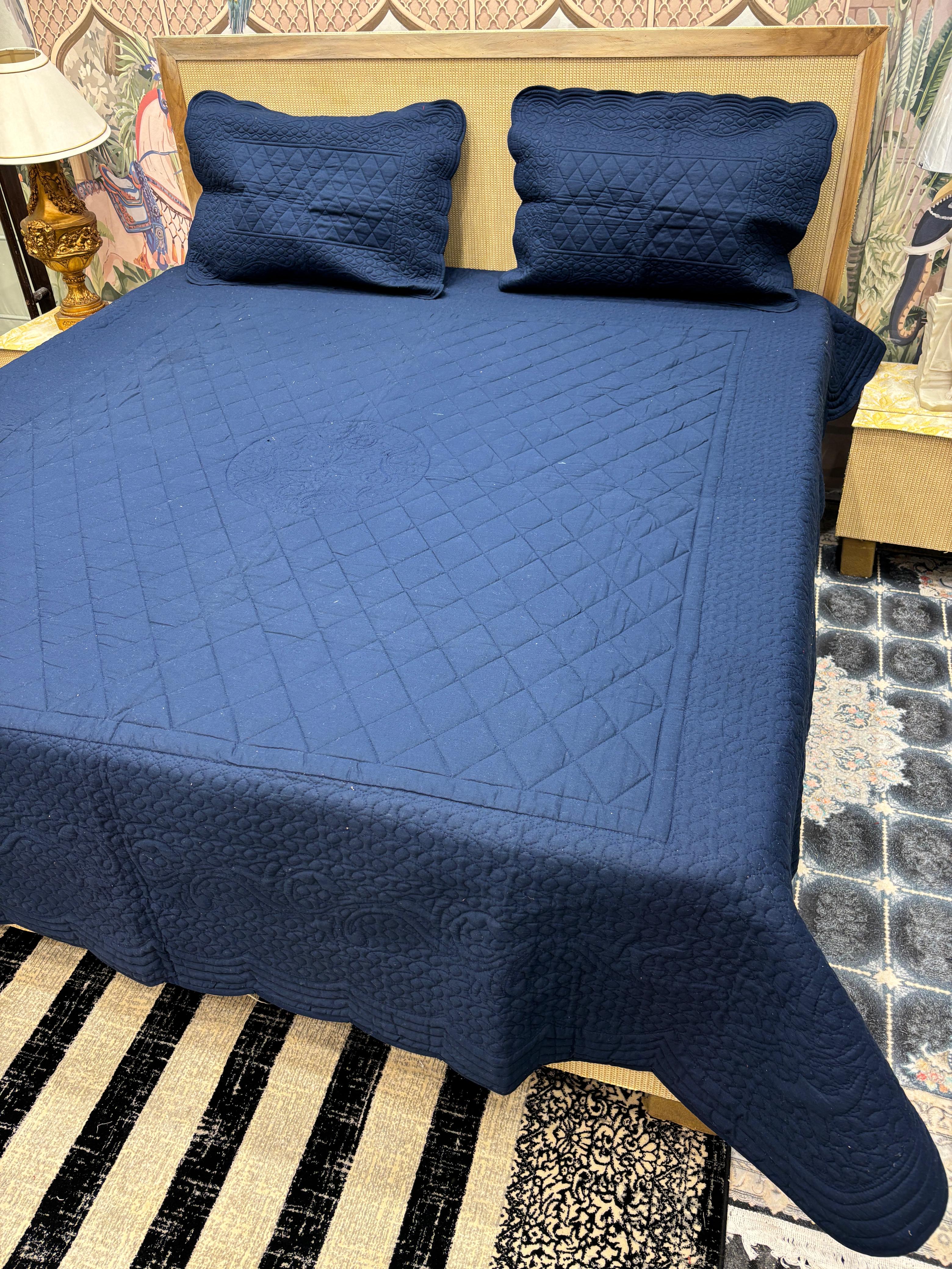 3 Pc Royal Quilted Bedcover King Size