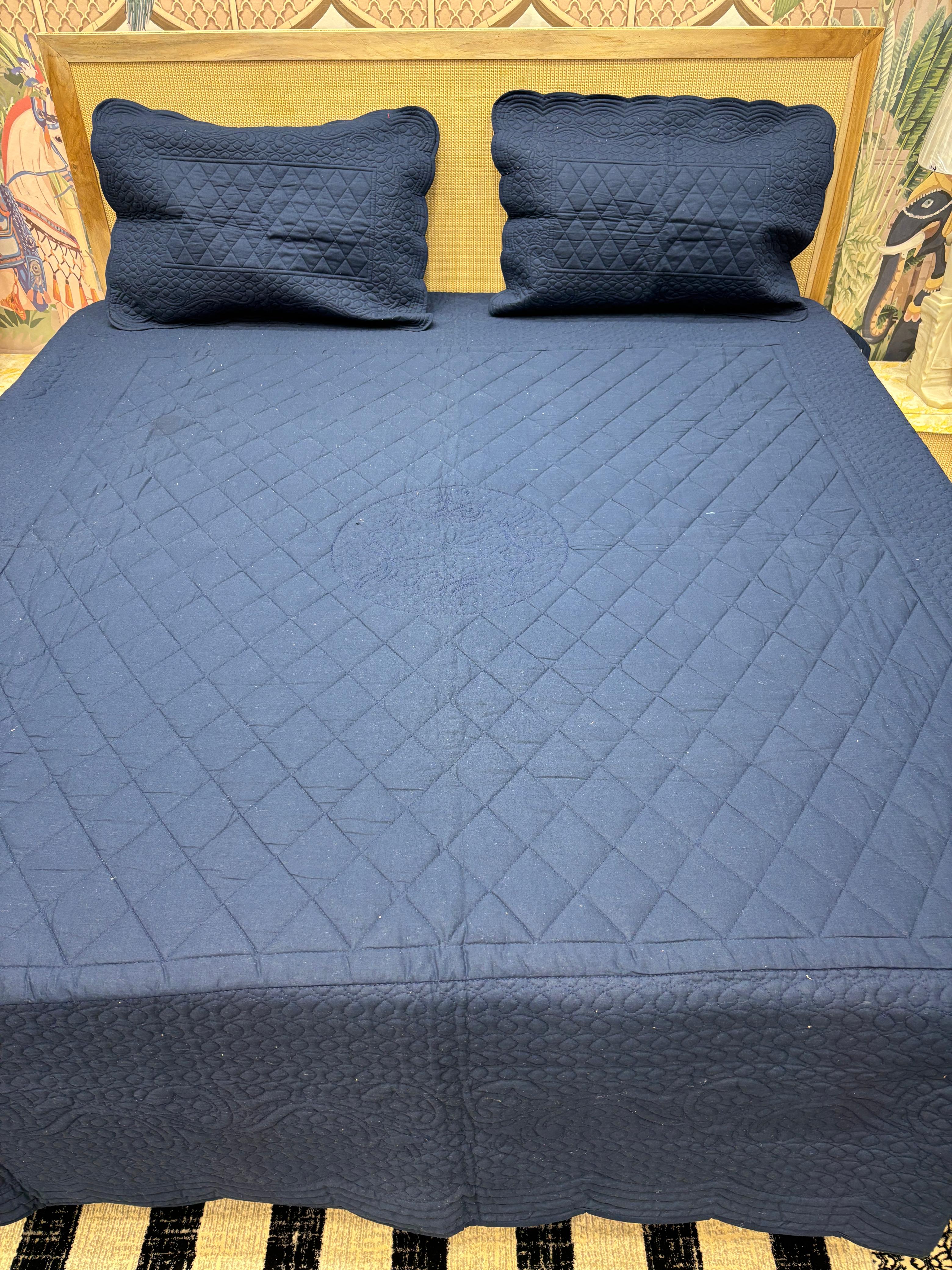 3 Pc Royal Quilted Bedcover King Size