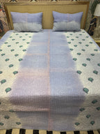 3-Piece Pure Mul Cotton King Size Bedcover Set