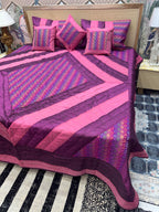 🛏️ 6-Piece Satin Cotton King Size Bedcover Set